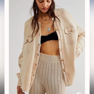 Free People One Scout Jacket Sand